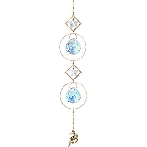 Pendentif Cristal Suncatcher Boule À Prisme Pour Fenêtre Jardin Intérieur - 1 Pièce (1/5)