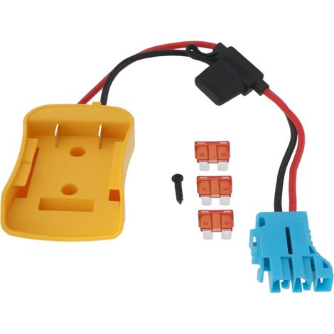 1pc Adaptateur De Roue Motrice 20 V Avec Connecteur De Fusible Compatible avec 18 V/20 V Série BCB182 BCB183 BCB200 (1/5)