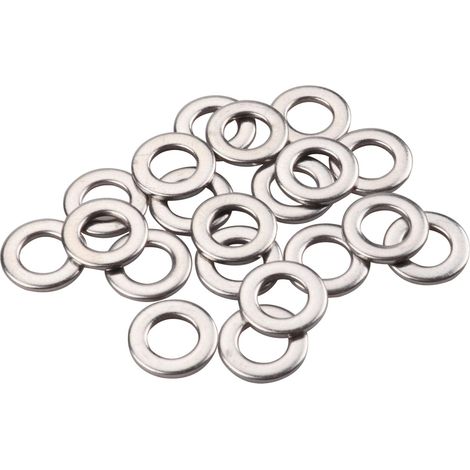 M6 Rondelles Metal (20 Pièces) M6x12x1.6mm 304 Rondelle Inox Grandes Rondelles de Carrosserie Acier Inoxydable Rondelles Plates pour Vis (1/2)
