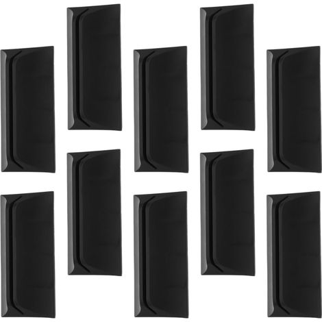 Lot de 10 pinces réglables en plastique noir Kichvoe pour écrans (1/5)