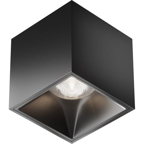 Plafoniera LED Maytoni Alfa nera 12W 4000K dimmer (1/2)