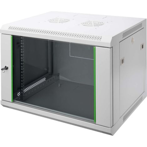 DIGITUS Soho Wandgehäuse RAL7035 624x600x450mm DN-19 12-U-EC
