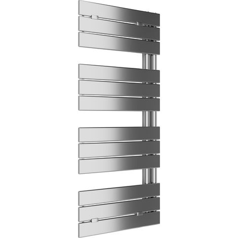 Signature Newport Straight Designer Heated Towel Rail 1130mm H x 500mm W - Chrome