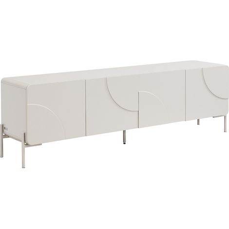 Mobile TV 4 ante in MDF Beige - ZELINARO