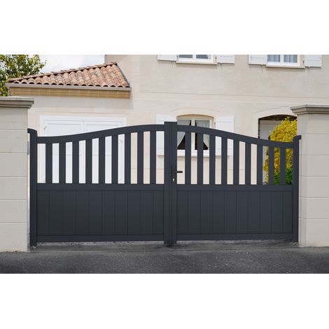 Puerta batiente de aluminio 3,4m MEIJE 340B140 cm