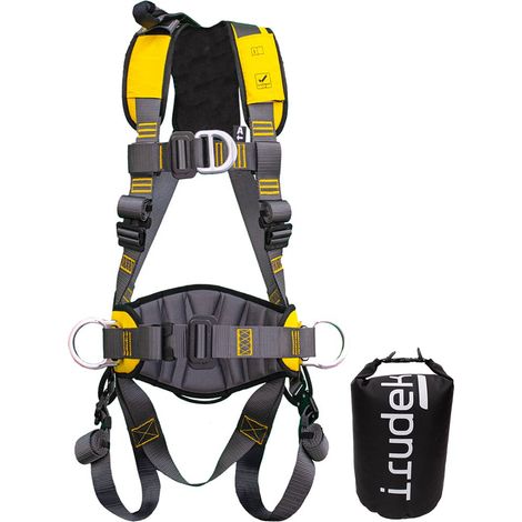 Imbracatura anticaduta Irudek Expert Pro 100 - L/XXL - Nero/Giallo