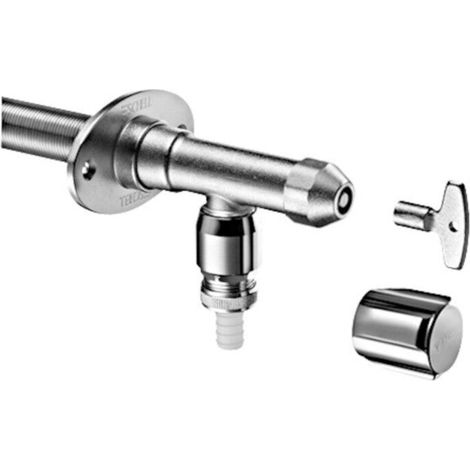[NEUWERTIG] B-Ware Schell Außenarmatur Wanddurchführung POLAR II DN 15 frostsicher Messing (1/2)