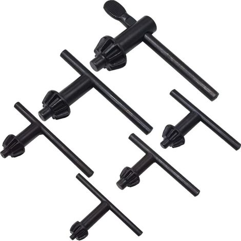 Perceuse-visseuse universelle, jeu de 6 forets de rechange, forets à métaux portables, forets à percussion, mandrin, forets de 20 mm, 16 mm, 13 mm, 10 mm, 6 mm et 4 mm. (1/5)