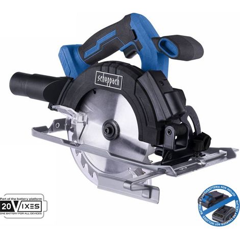Sierra circular 20v disco 165mm sin bateria ixes Scheppach c-hcs165-x