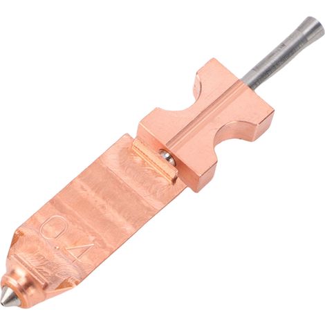 Buse imprimante 3D 0,4 mm acier trempé pour Flashforge AD5X, tête chauffante démontable rapide avec manchons silicone et brosses nettoyage (1/5)