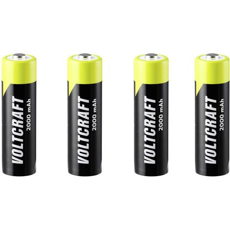 VOLTCRAFT Endurance Batteria ricaricabile Stilo (AA) NiMH 2000 mAh 1.2 V 4 pz. (1/4)