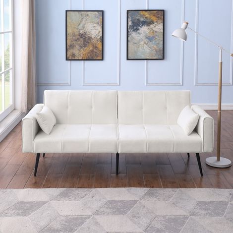 Canapé convertible 2 places futon moderne 68" pour petit espace - Mécanisme dépliage facile - 175x71x71(cm) (1/5)