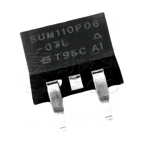 SUM110P06-07L-E3 VISHAY P-Kanal-MOSFET im TO263-Gehäuse 60 V 1 10 A (Packung mit 5 elektronischen Bauteilen)