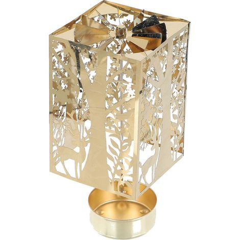 1 bougeoir carré romantique pour dîner, plateau décoratif créatif pour bougie d'aromathérapie (1/5)