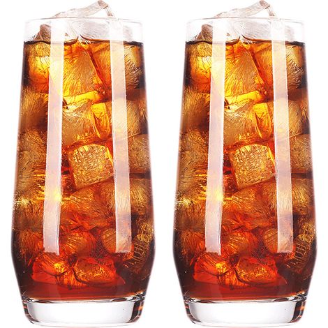 Verre À Boisson - Verre En Verre Trempé - Pour Jus Th Lait Yaourt - Lot De 2 (1/5)