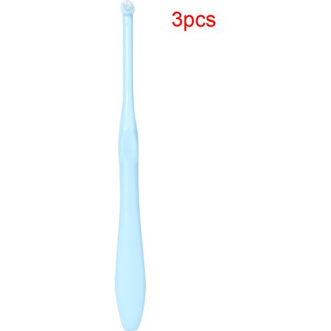 Brosse À Dents Orthodontique - Poils Souples En Nylon - Nettoyage Profond Des Appareils - Lot De 3 (1/5)