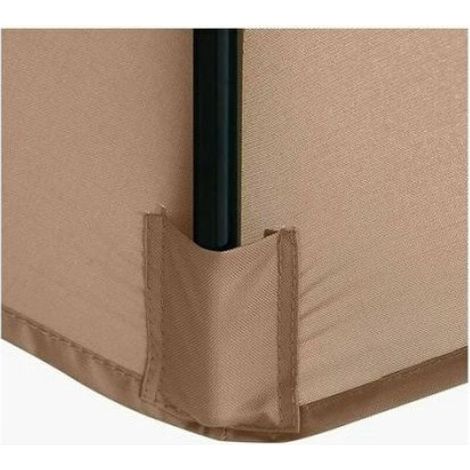 Housse de Parasol 3 m, 8 Baleines, Polyester Double Couche, Imperméable et Anti-UV pour Protection Extérieure de Jardin (1/5)