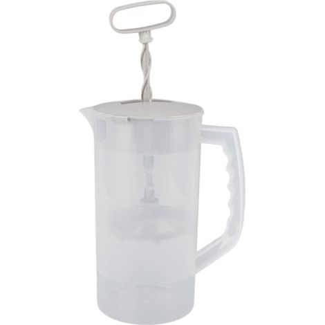 Extracteur de jus manuel 2000 ml avec graduation transparente et couvercle hermétique, pour une utilisation domestique. (1/5)