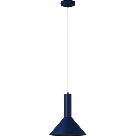 Suspension minimaliste conique bleu marine 1xE27 15 W VITRUM Sigma Lighting (1/2)