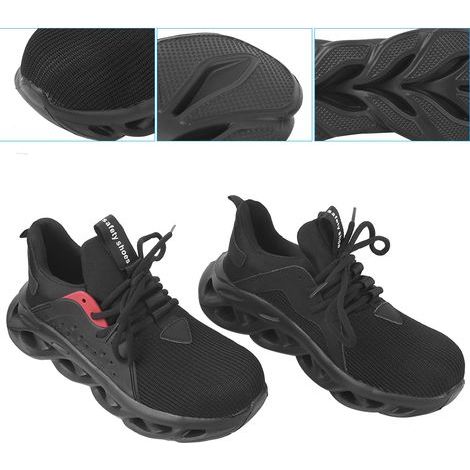 Chaussures de sécurité homme avec embout acier respirant antidérapantes - Taille 39 (1/5)
