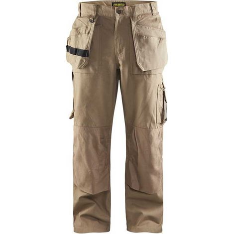Pantalon artisan coton canvas BLAKLADER 1530 - Beige - 50 - Jambes standards (1/4)