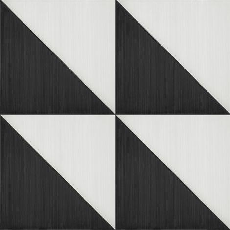 Carrelage Imitation Carreaux De Ciment 20x20 cm SCENARIO Tappeto 1 Nero (1/2)