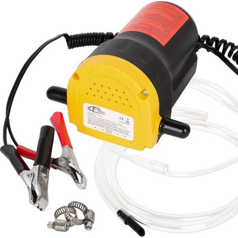 1 Pompe à vidange d'huile, électrique 12 V, pour huile moteur et gasoil, débit élevé, utilisation automobile (1/4)