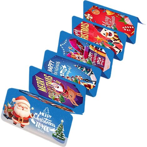 Porte-cartes de Noël, carnet de vœux avec 10 emplacements (1/5)