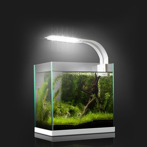 Lampe d'aquarium à LED ultra-lumineuses, simulant le spectre de la lumière du jour, avec des LED bleues, vertes et rouges pour coraux récifaux, plantes aquatiques et poissons. (1/2)
