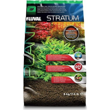 Fluval Stratum substrato naturale 8 kg per acquario