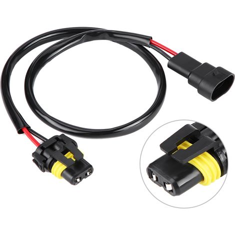 2x Connecteurs de phare 9005 9006 adaptateur de conversion feux de brouillard, faisceau de câbles pour ampoules LED (1/5)