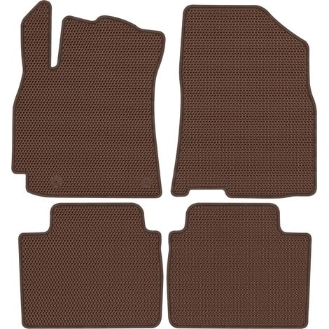 Tapis de sol spécifiques pour Hyundai Elantra VII SD à partir de 2020 - EVA MOULÉ BRUN (1/5)