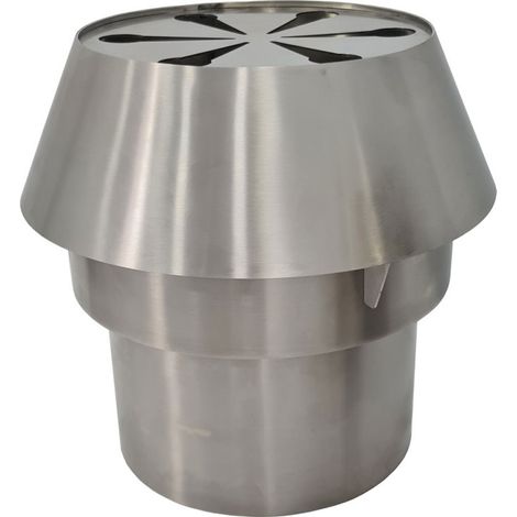 Kit pare-feu + chapeau cheminée inox (cbq-120) - Diamond
