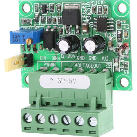 SPS-Modul, Digital-Analog-Wandler, PWM-Signal, 3,3 V auf 0–5 V Spannung (1/5)