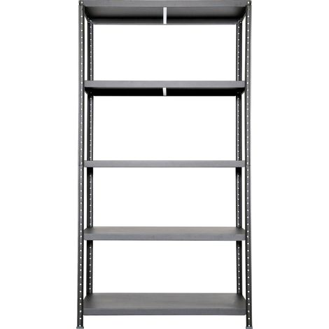 Scaffale in Metallo 5 Ripiani 100x40x187 cm Ettore Grigio (1/3)