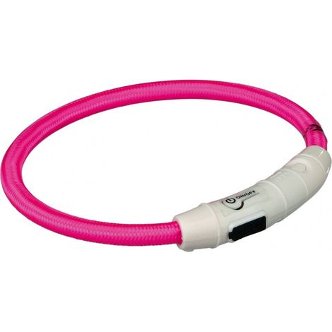 Collar LED para Mascotas Trixie Rosa L/XL (1/5)