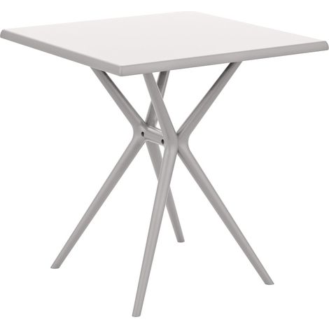 Primaster Gartentisch Faro eckig 70x70x74cm Terrassentisch Balkontisch Tisch