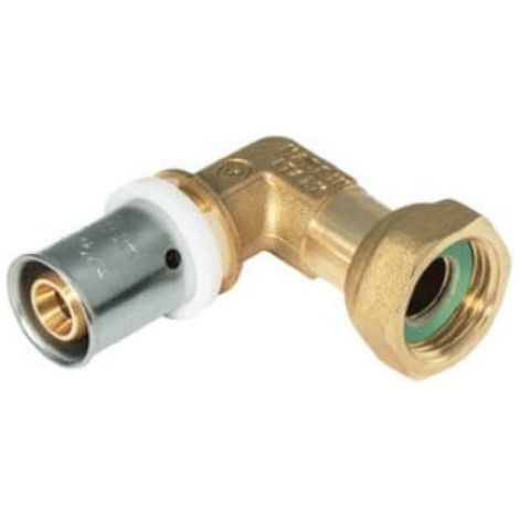 Raccord coude écrou libre 16x2 F 3/4 - COMISA - MU0892007160