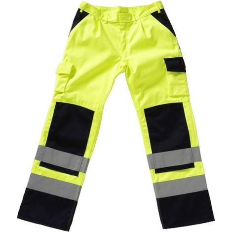 Pantaloni da lavoro Mascot safe compete 07179 alta visibilità cuciture triple (1/4)