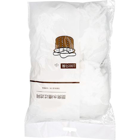 Lot de 100 filtres à déchets jetables pour évier de cuisine, en maille élastique anti-obstruction. (1/5)