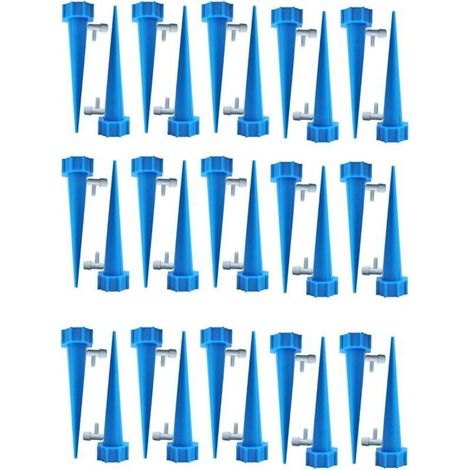 30 PCS Goutte à Goutte Boîteille, Irrigation Goutte à Goutte Boîteille, Arroseur Automatique Plantes, Arrosage Goutte a Goutte, avec Vannes de Régulation, pour Jardin Maison Intérieur Extérieur-Fei Yu
