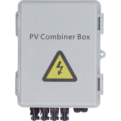 Boîte de raccordement solaire métallique DC1000V pour panneaux photovoltaïques, système hors-réseau et raccordé au réseau, coffret de combinaison étanche, 1 pièce. (1/5)