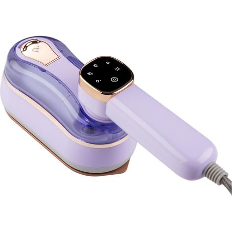 CCYKXA Portable Travel Iron, Garment Steamer, Mini Ironing Machine for Home and Travel (Purple)
