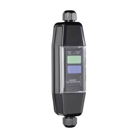 SYGONIX SY-3530658 PERSONENSCHUTZ-ZWISCHENSTECKER MIT PRCD 230 V/AC SCHWARZ IP55