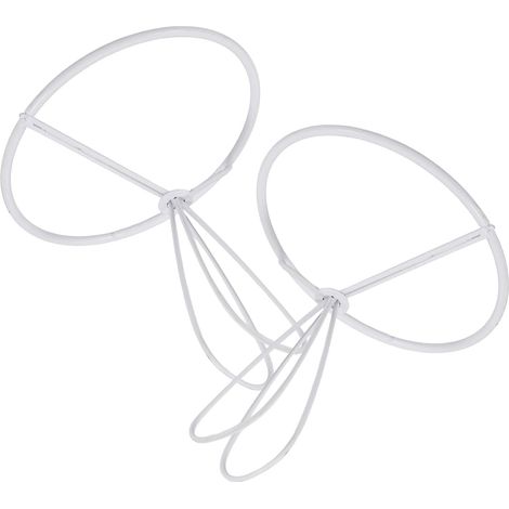 Support D'abat-jour Conique en Fer Blanc, 2pcs, Facile à Ajuster, Compatible Différentes Ampoules, pour Chambre ou Restaurant (1/5)