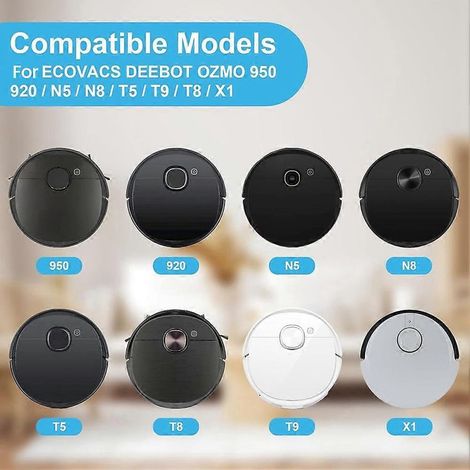 Motore della spazzola laterale, ingranaggio di innesto e spazzola laterale per robot ECOVACS DEEBOT OZMO 950/920/N5/N8 T5/T9/T8 V (1/5)
