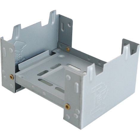 Réchaud de camping pliable compact coupe-vent pour extérieur, urgence, randonnée et randonnée (1/5)