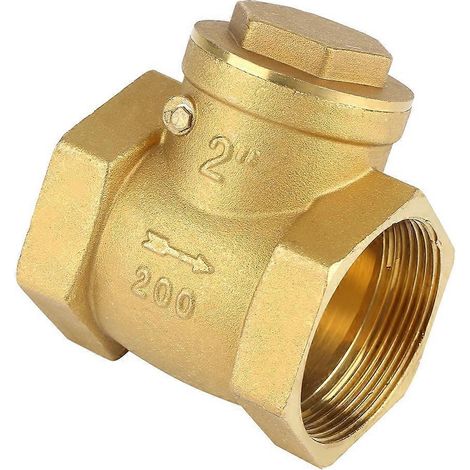 DN50 Messing-Rückschlagventil mit Innengewinde, 232 PSI, verhindert Wasserrückfluss