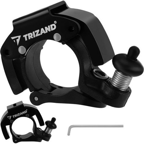 Mechanische Fahrradklingel, Schwarz, 90-100 dB, Universalgröße