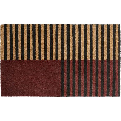Fußmatte TUKSUK Braun / Beige 45 x 75 cm Kokosfasern (1/5)